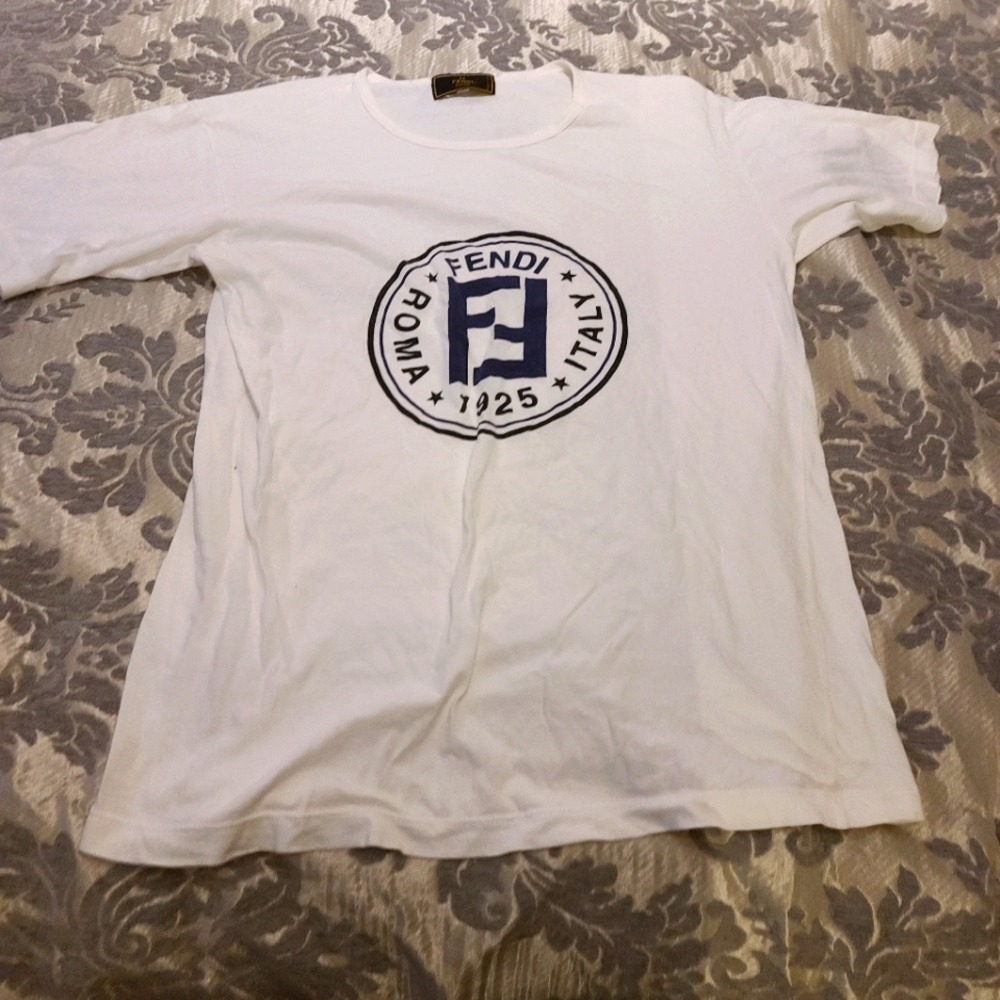 Authentic Fendi print tshirt